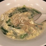 Gamushara - ネギにらそば、麺はバリカタ素麺