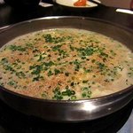 博多もつ鍋 やま中 - 牛もつ鍋・みそ味の雑炊