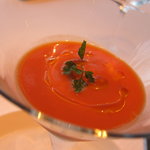 アルジェント - ガスパチョ　ホワイトバルサミコ酢のジェラートと共に