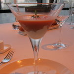 アルジェント - ガスパチョ　ホワイトバルサミコ酢のジェラートと共に