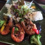 大戸屋 - 海老と野菜の豆豉炒めアップ