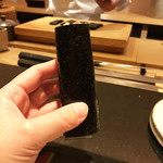 鮓 きずな - トロたく 有明一番海苔（横からver.
