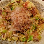 おぎ野 - 〆の、お好み焼き。