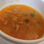 RESTAURANT Mille-Feuille - 雲仙豚フィレ肉のミラノ風カツレツ（スープ）