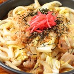 Nomidokoro Atsumaridokoro Kurumi - 特製焼うどん