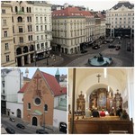 Ambassador Wien - 部屋からの眺め/部屋か見えるカプツィーナ教会の中はこんな感じ