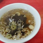 彩鳳 - チャーハンのスープ