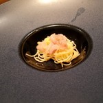 ファリナモーレ - ◆冷製パスタ 鱸の塩味とアルデンテの冷たいパスタが絶品な一品！ 冷製カッペリーニ！