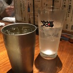 串焼 文福 - 〆のハイボールとパンチレモン
