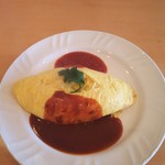 ムッシュの店 - とろけるオムライス2色ソース