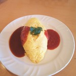 ムッシュの店 - とろけるオムライス2色ソース