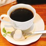 喫茶・お好み焼き おぞの - セットのホットコーヒーです。（2018.5 byジプシーくん）