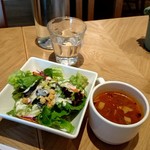 ピアンタ - 【ランチ】サラダとスープ