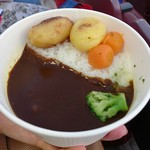 メトロ倶楽部 - チキンカレー･･･見た目も変わらない(笑)