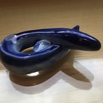 うなぎ亭 友栄 - ここに来たらこの箸置きはつい撮ってしまう