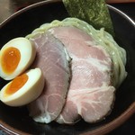 Tsukesoba Endou - 濃厚つけ蕎麦 麺＋具材アップ