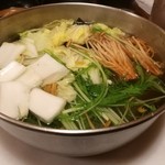しゃぶしゃぶすき焼どん亭 - 最初の野菜一式