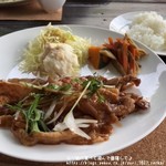 Cafe & Bar Ｆifteen - ランチ：豚ロースのしょうが焼き