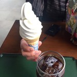 レストラン山頂 - ソフトクリーム La Franceミックス