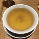 一碗水 - 文蛤白露笋糕湯(地蛤入りホワイトアスパラの茶碗蒸しスープ)