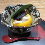 お料理 佐藤 - 白子の柚子釜