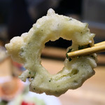 藍風珈琲店 - ゴーヤの天ぷら