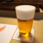 英ちゃん冨久鮓 - 生ビール