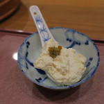 分田上 - 自家製の豆腐と自家製の柚子胡椒