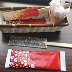 恂喰 倭楽 - 箸とお手拭きにも趣あり(2018.05.17)