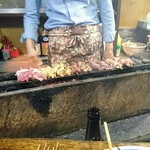 やきとり横丁 - 焼き台