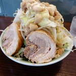 かじろうramen7 - ラーメン小野菜、あぶらマシマシ