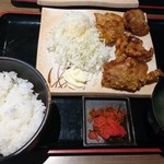 九州 熱中屋 - 唐揚げ明太子食べ放題定食￥880(18-05)