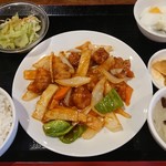 中華料理　西遊記 - 酢豚定食