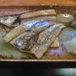 鰻・天ぷら 山中 - サンマの開き