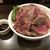 TOKYO ステーキ丼 ガブス - 2018.4.22  ガブスステーキ丼 ダブル盛り
