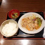 Garaku - 豚肉の生姜焼きランチ780円