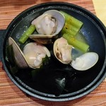 日本料理 味蕾 - はまぐりとふきの酒蒸し