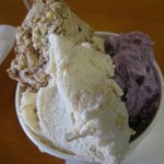 イタリアンジェラート　チェルキオ - ティラミス、キャラメルミルク、ブルーベリー