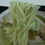 中華そば しば田 - 全粒粉入り麺肌滑らかでシコッとした細麺