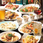 Sake Cha Bounii - 飲み放題中心でお料理は軽めでもOKの大皿プラン！水餃子や大根もち、焼きビーフンなど人気のメニューも楽しめます！