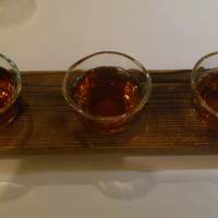中国料理 彩龍 - 紹興酒テイスティングセット三種コクが違う