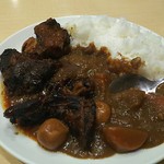 カントリーキッチン - 豚角煮  ON THE 野菜カレー