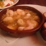 maru 3F - 海老のアヒージョ（パン付き）950円