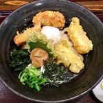 はるりん - とり天揚げ餅梅おろしぶっかけ