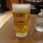 万豚記 - 生ビール