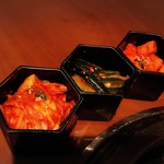 生粋 - 前菜のキムチ