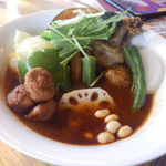 山小屋カリー vege - 鶏つくね追加中