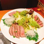 松尾ジンギスカン - ラムのたたき昆布ポン酢（1050円＋税）
