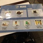 名探偵コナンカフェ 有楽町 - 有楽町は渋谷よりメニューが少ないです。