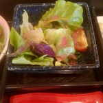 召膳 無苦庵 - 六切り松花堂弁当のサラダ